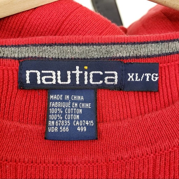 Nautica Crew Neck Pullover Ribbed Sweater - Picture 9 of 10